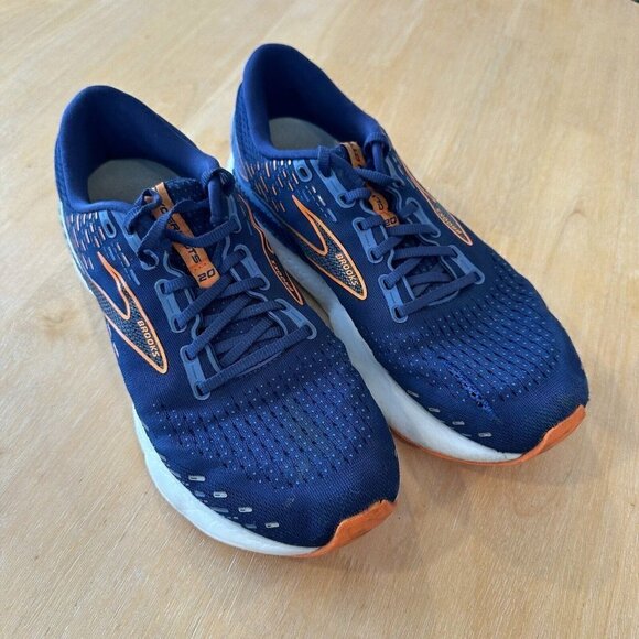 Brooks Men's Sneakers Size 11 Glycerin GTS 20 Running Trainer Comfort Blue - Picture 1 of 10